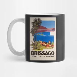 Brissago,Ticino,Switzerland,Travel Poster Mug